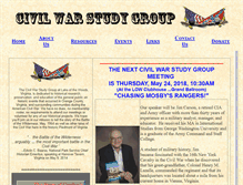 Tablet Screenshot of civilwarstudygroup.org